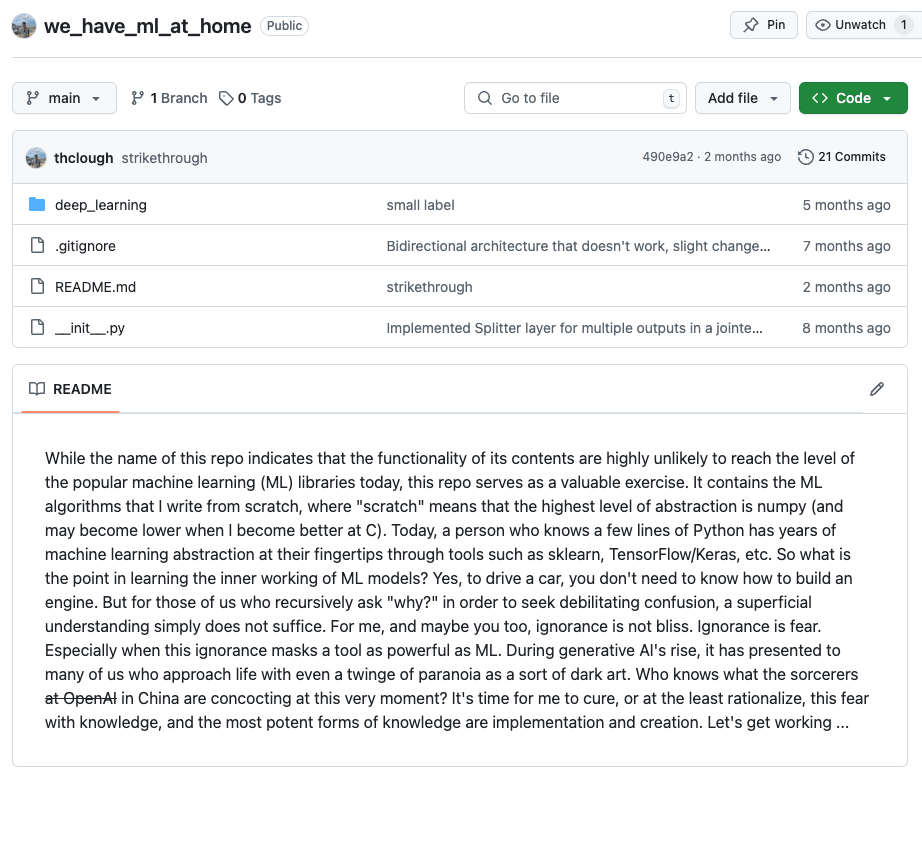 We Have ML at Home image